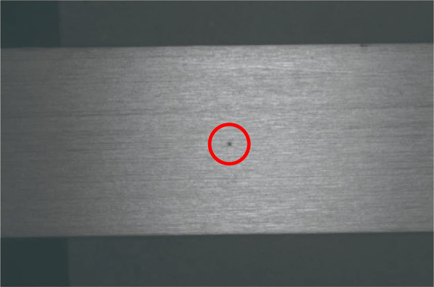 LLRAによる銅板の打痕検査撮像例